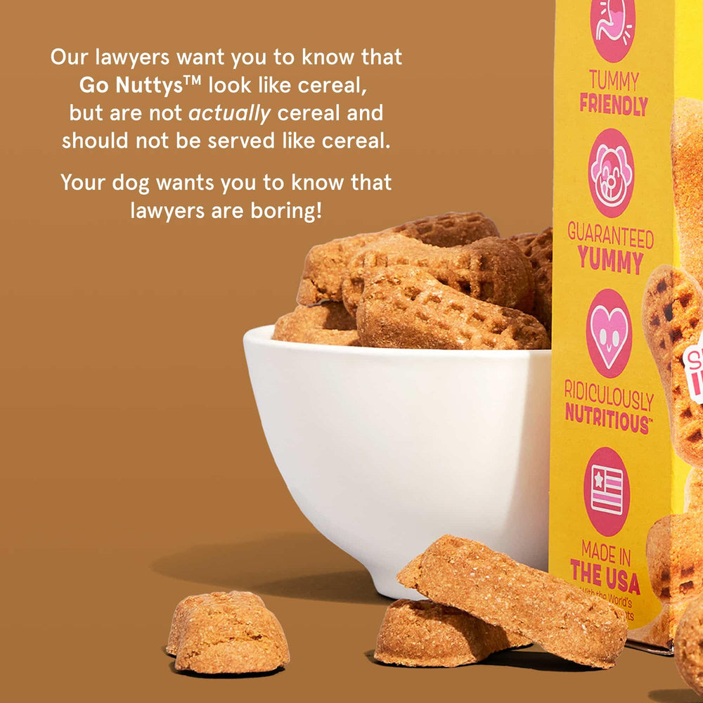BarkBox Go Nutty 24oz box shot highlights value and bulk option.