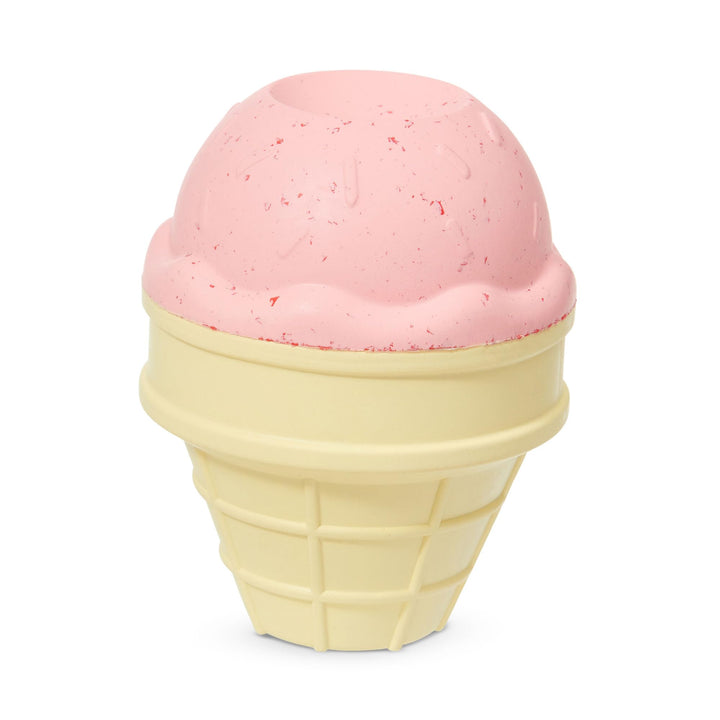 BarkBox I-Squeak Cone toy in durable rubber for tough chewers.