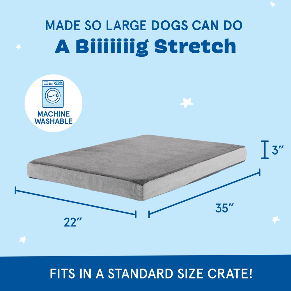 Barkbox large dog bed offers ample space for big breeds to rest.