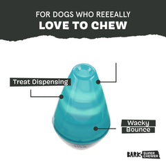 Lava Champ see-through rubber showing treats inside for extra motivation