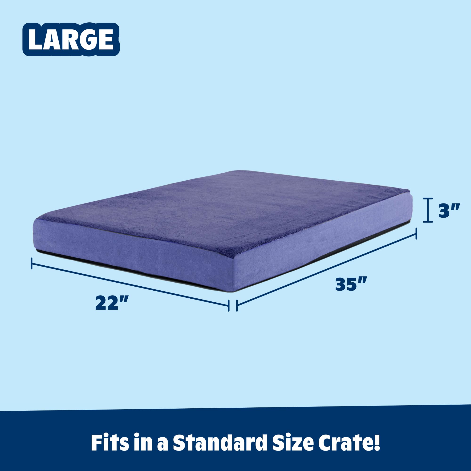 Barkbox Orthopedic Bed durable plush cover demonstrates lasting comfort.