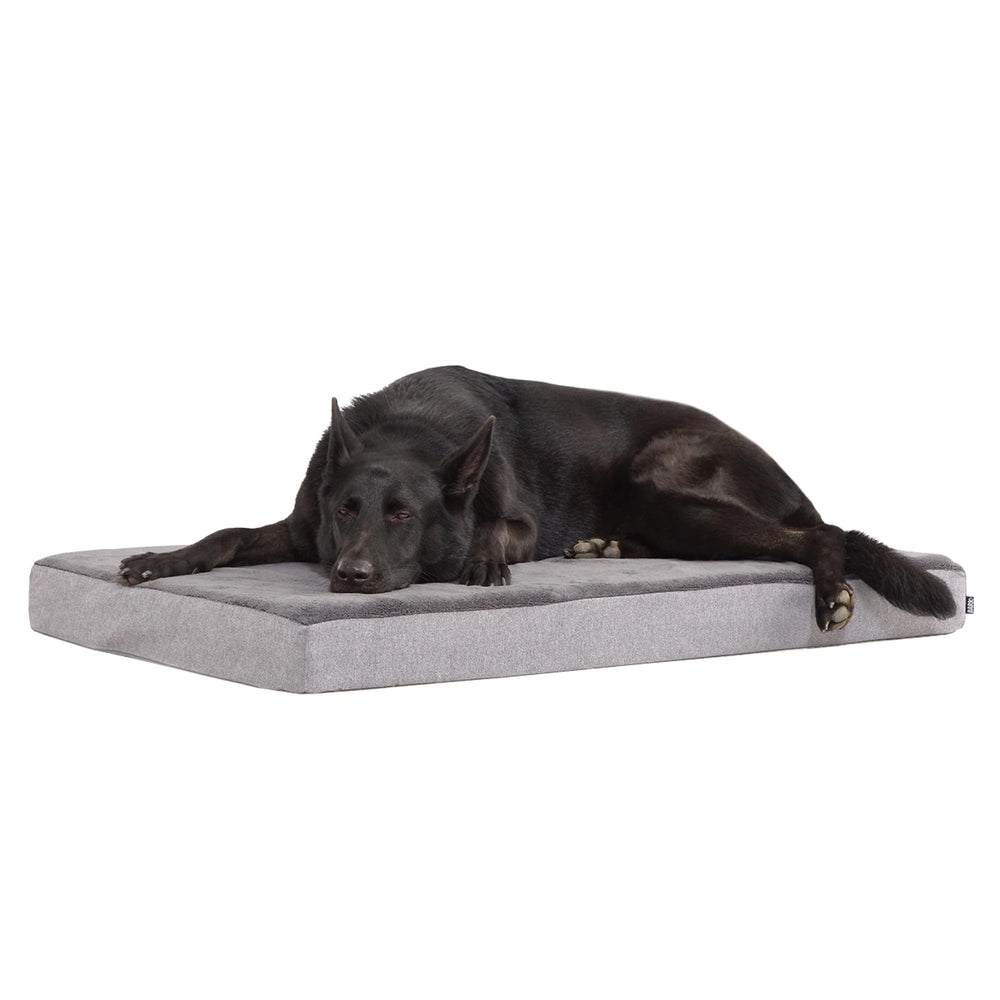 BARKBOX Orthopedic Dog Bed with memory foam for joint relief and comfort