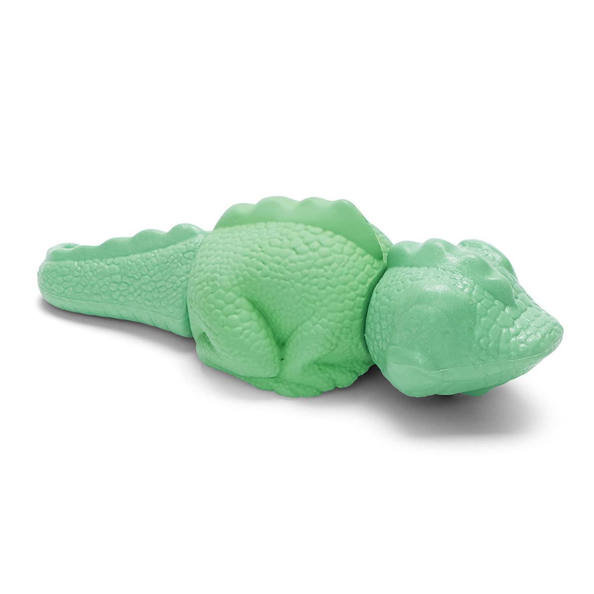 BarkBox Super Chewer Iguana durable toy with rugged texture for aggressive chewers