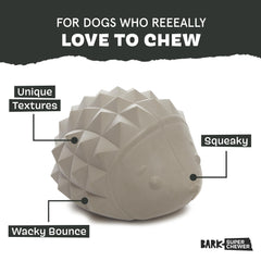 Compact Hedgie design supports indoor and outdoor fetch and zoomies