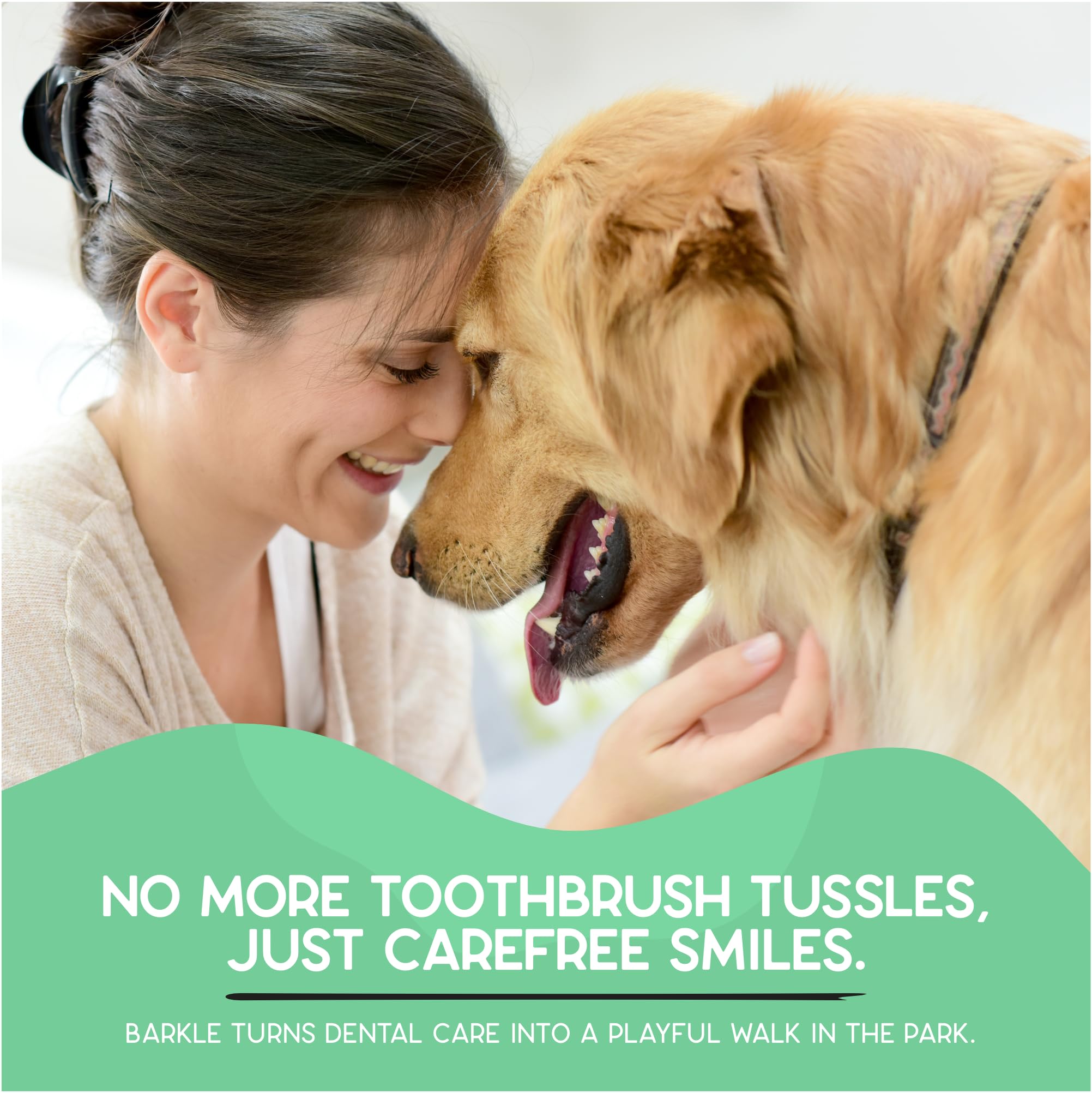barkle easy-2-minute-application captures fast, simple routine for busy owners.