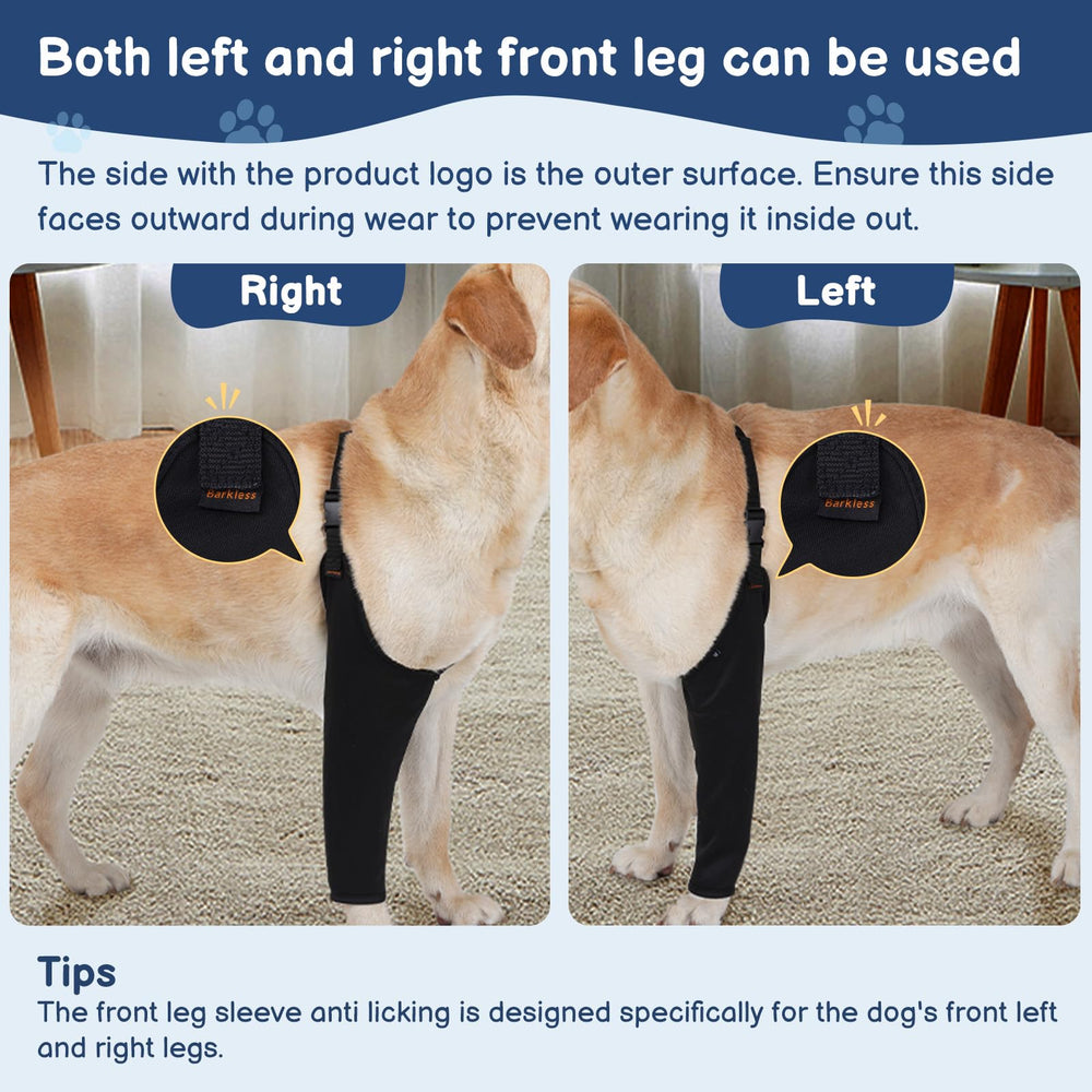 BARKLESS adjustable chest strap keeps the sleeve secure during activity