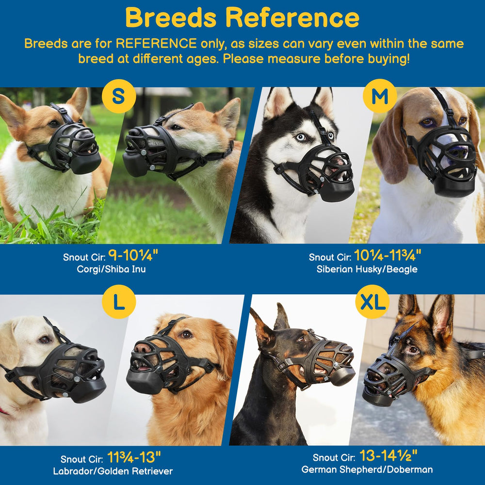 BARKLESS basket muzzle supports grooming visits and routine care.