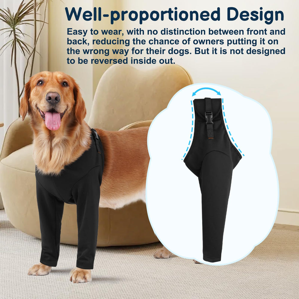 BARKLESS cone-alternative protects wounds without restricting daily activity.