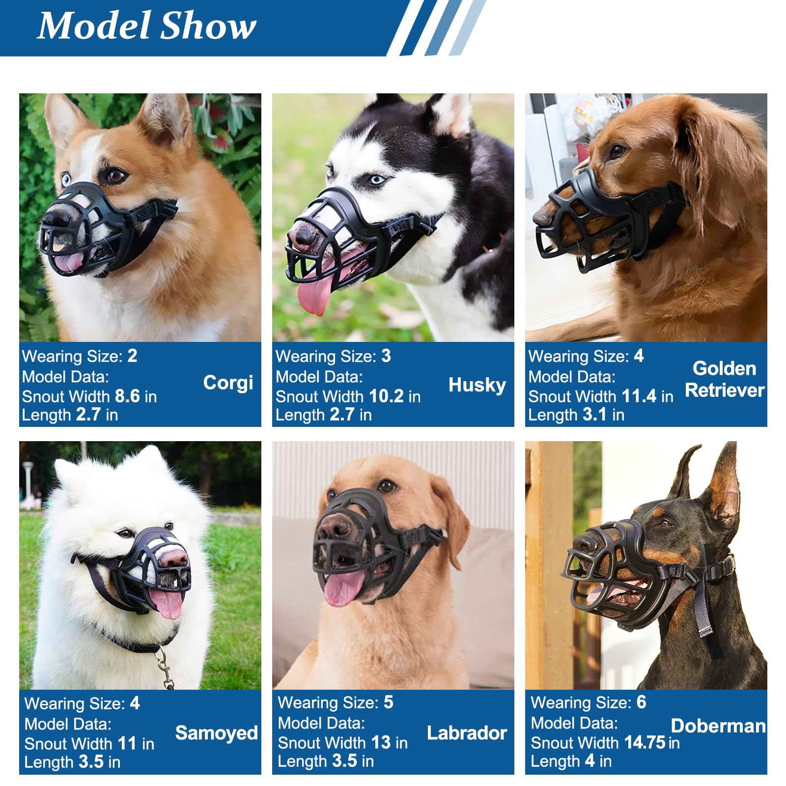 BARKLESS muzzle basket shown during grooming for safe handling