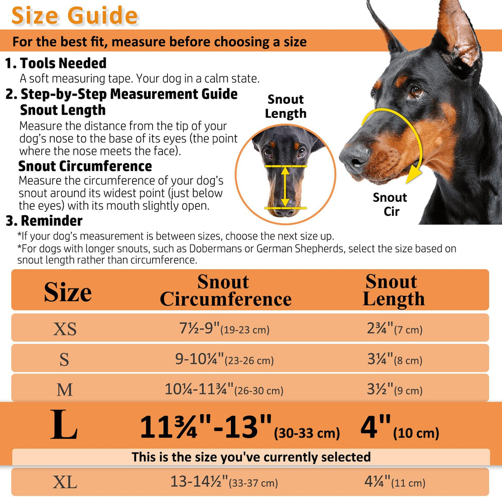 BARKLESS basket muzzle supports drinking and panting during use