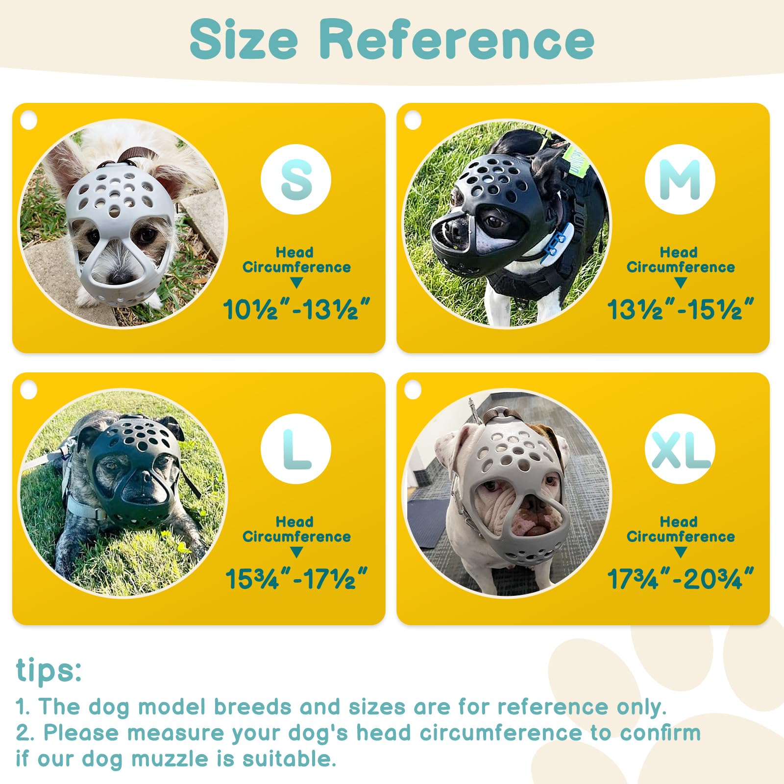 BARKLESS head circumference measurement guide to ensure proper fit.