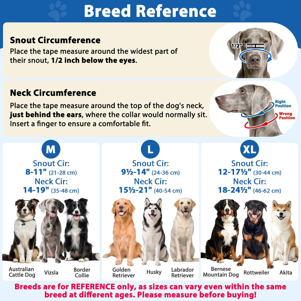 BARKLESS Head Collar skin-friendly padding reduces rubbing and irritation.