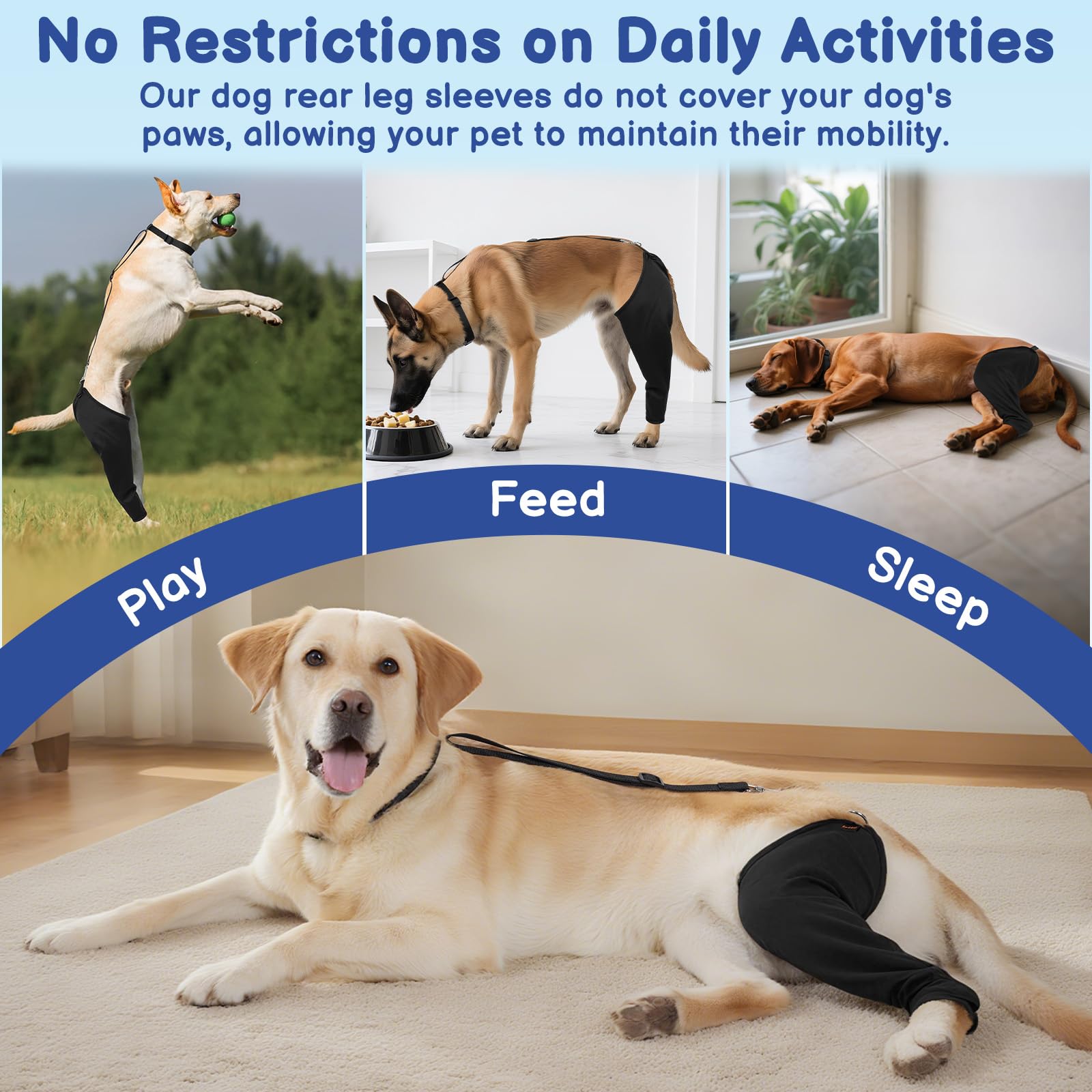 BARKLESS machine-washable dog sleeve provides reusable protection