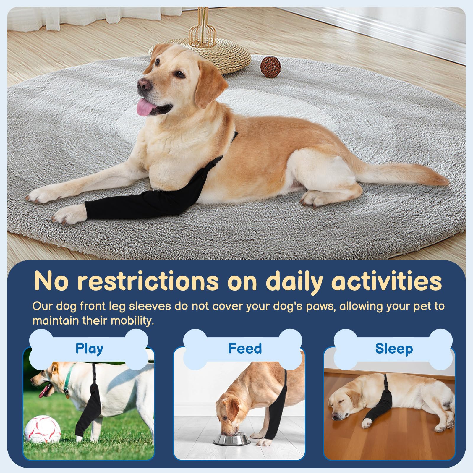 BARKLESS machine-washable material enables easy care and reuse.