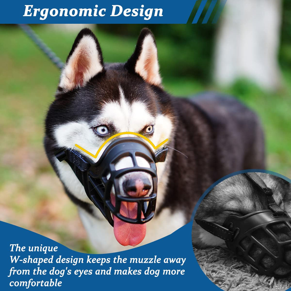 BARKLESS muzzle for grooming and vet visits supports safe handling and calm sessions.