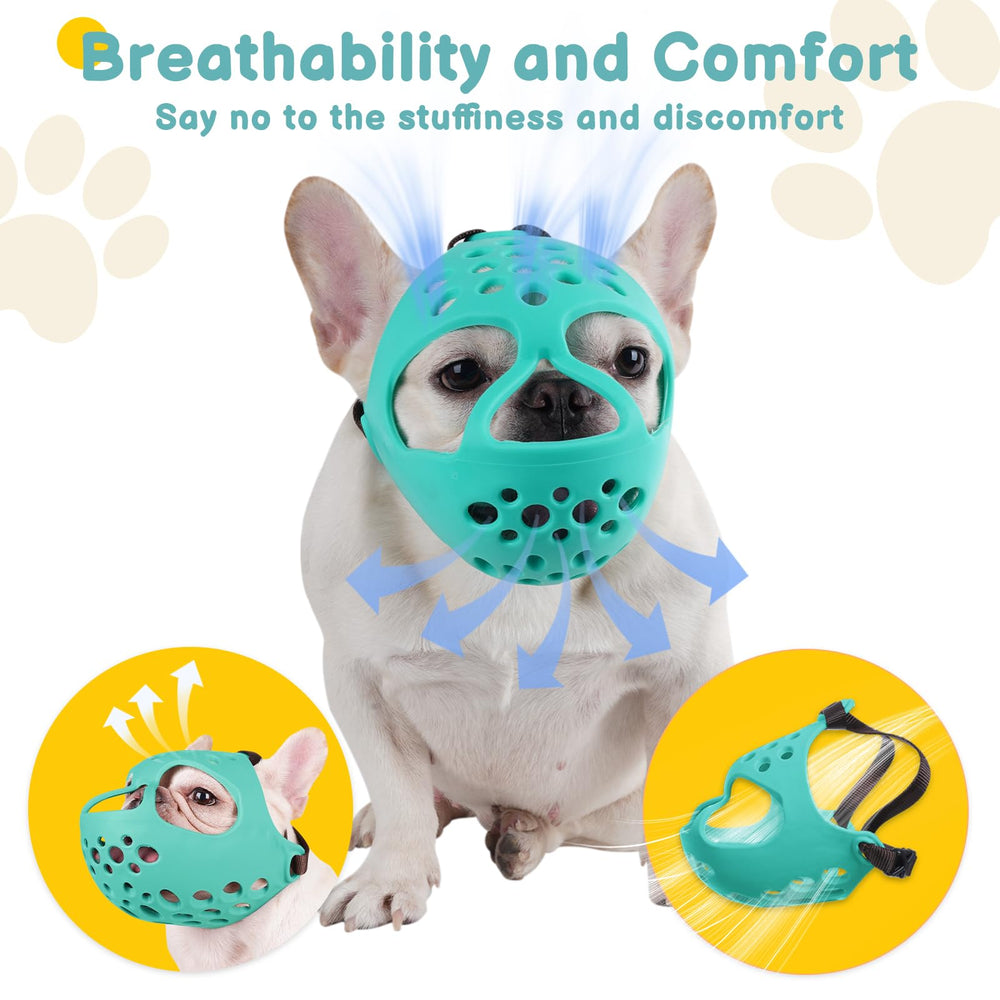 Wide eye holes preserve sight for brachycephalic breeds, reducing anxiety during walks.