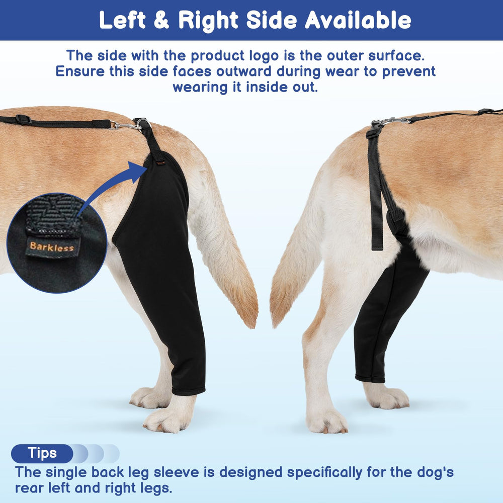 BARKLESS quick-release buckle allows easy on and off during care sessions