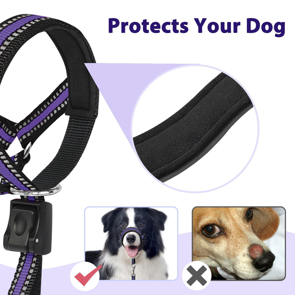 BARKLESS quick-release snap enables fast, secure fitting for dogs.