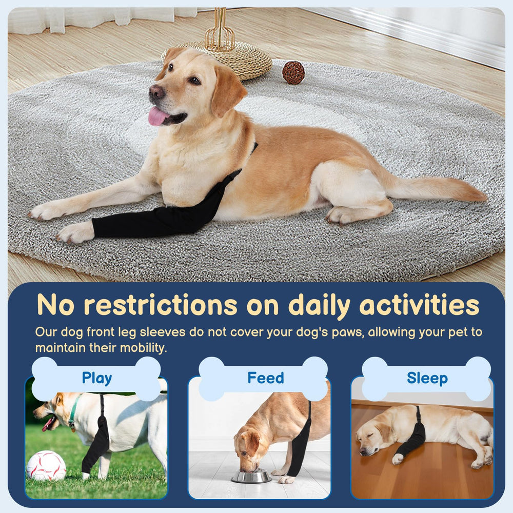 BARKLESS reusable machine washable wound cover sleeve for easy care
