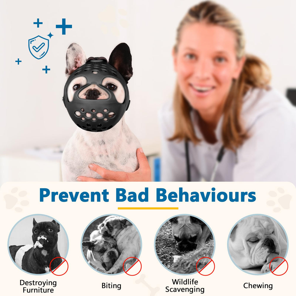 BARKLESS muzzle is easy to clean with a quick rinse after meals.