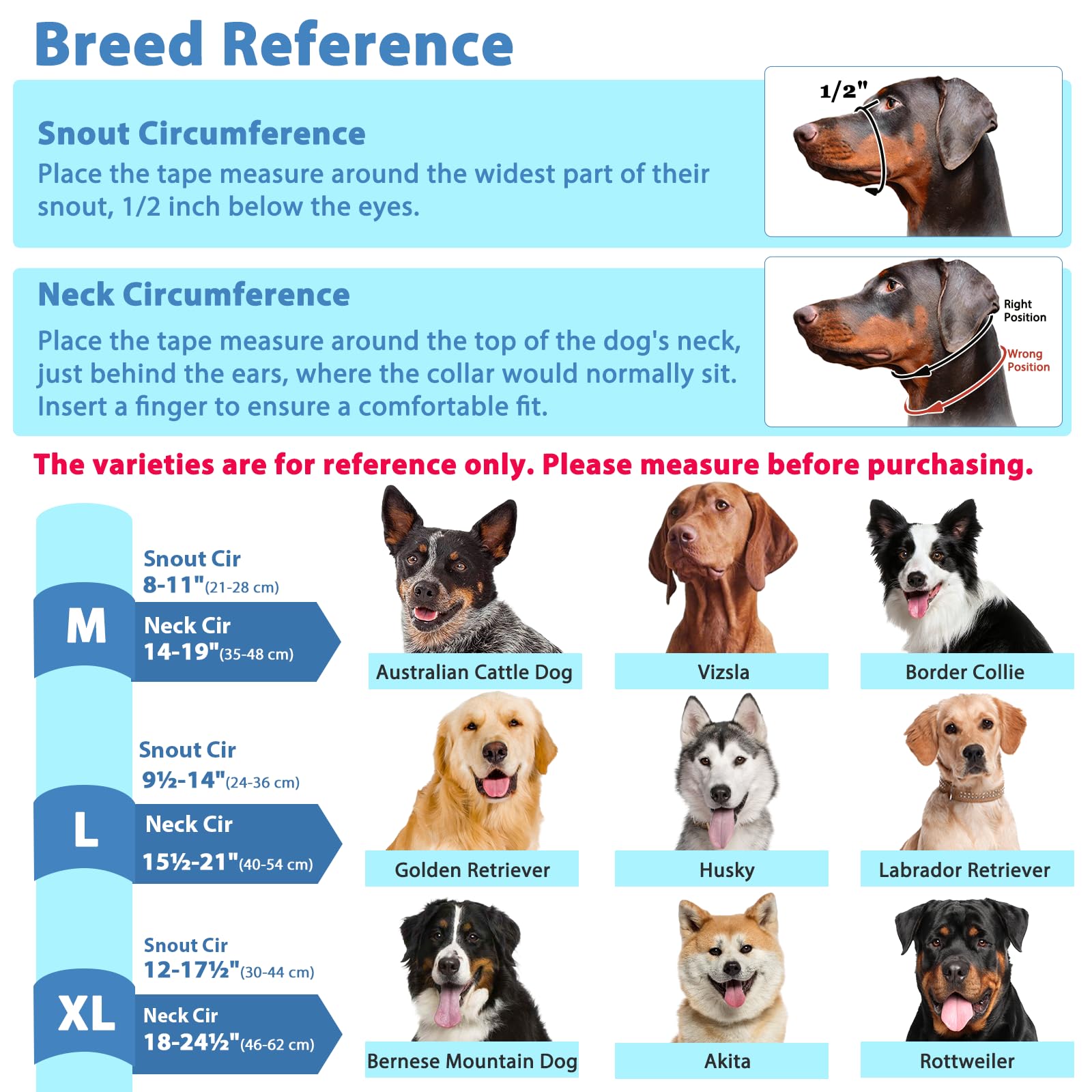 BARKLESS size L fits medium to large dogs for control.