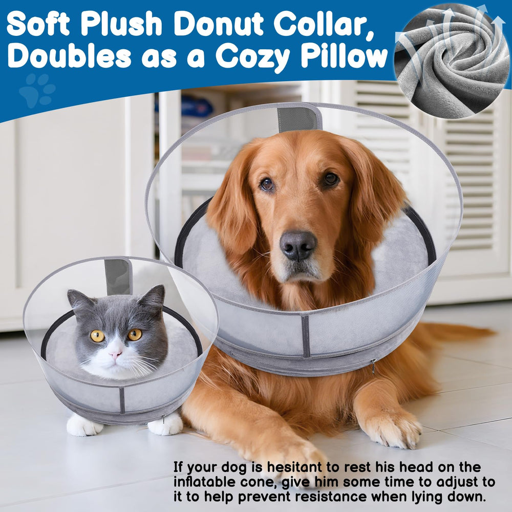 BARKLESS taller shield provides extra protection for wounds and stitches