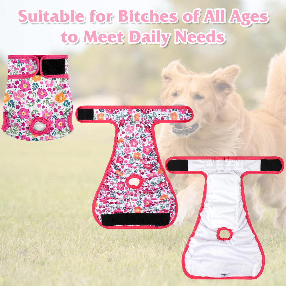 Barklincharm large-size dog diapers suit bigger breeds with incontinence needs.
