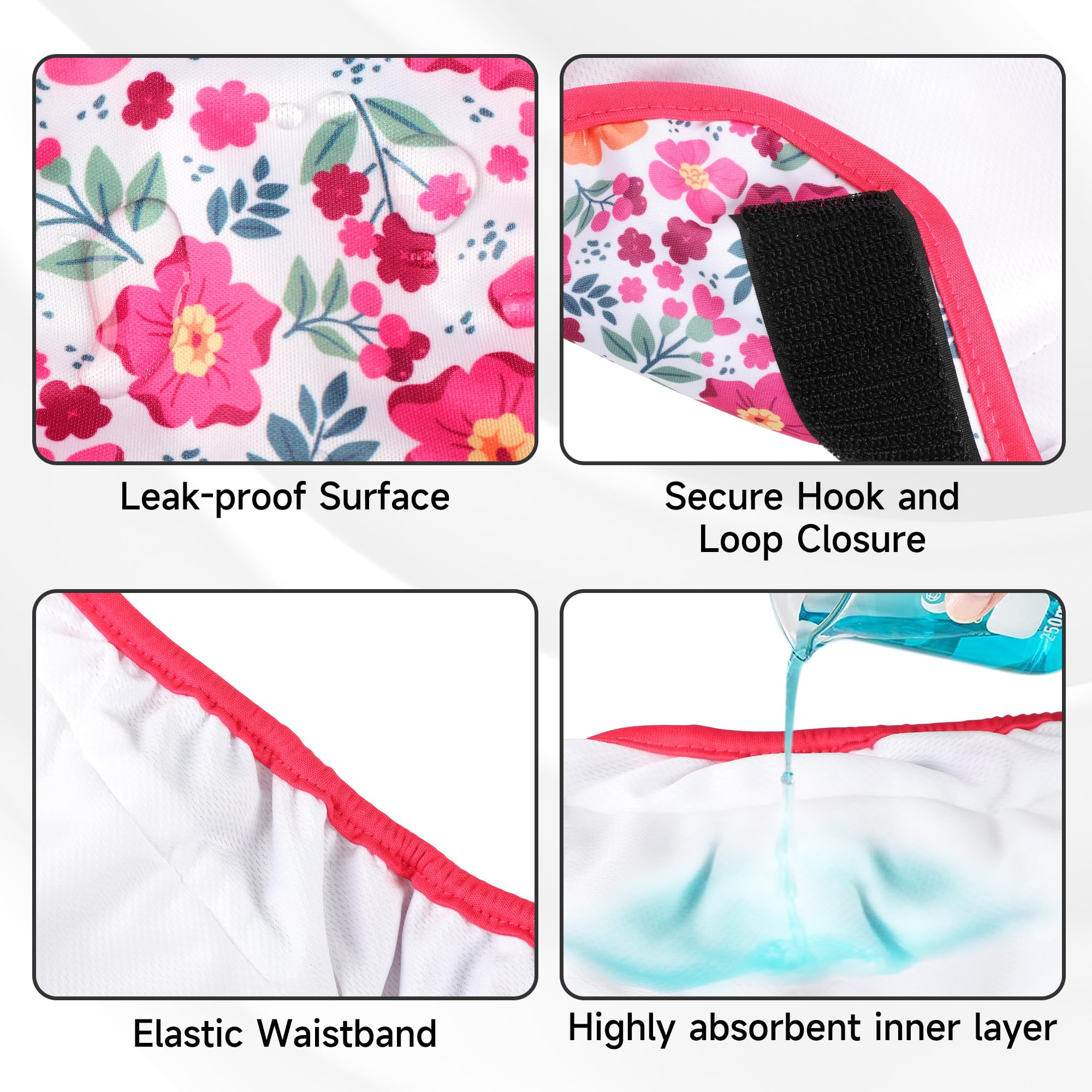 Washable and reusable Barklincharm dog diapers for ongoing use
