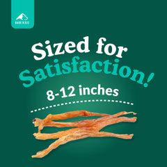 USA-made label on BARK'N BIG beef tendon chews brand.