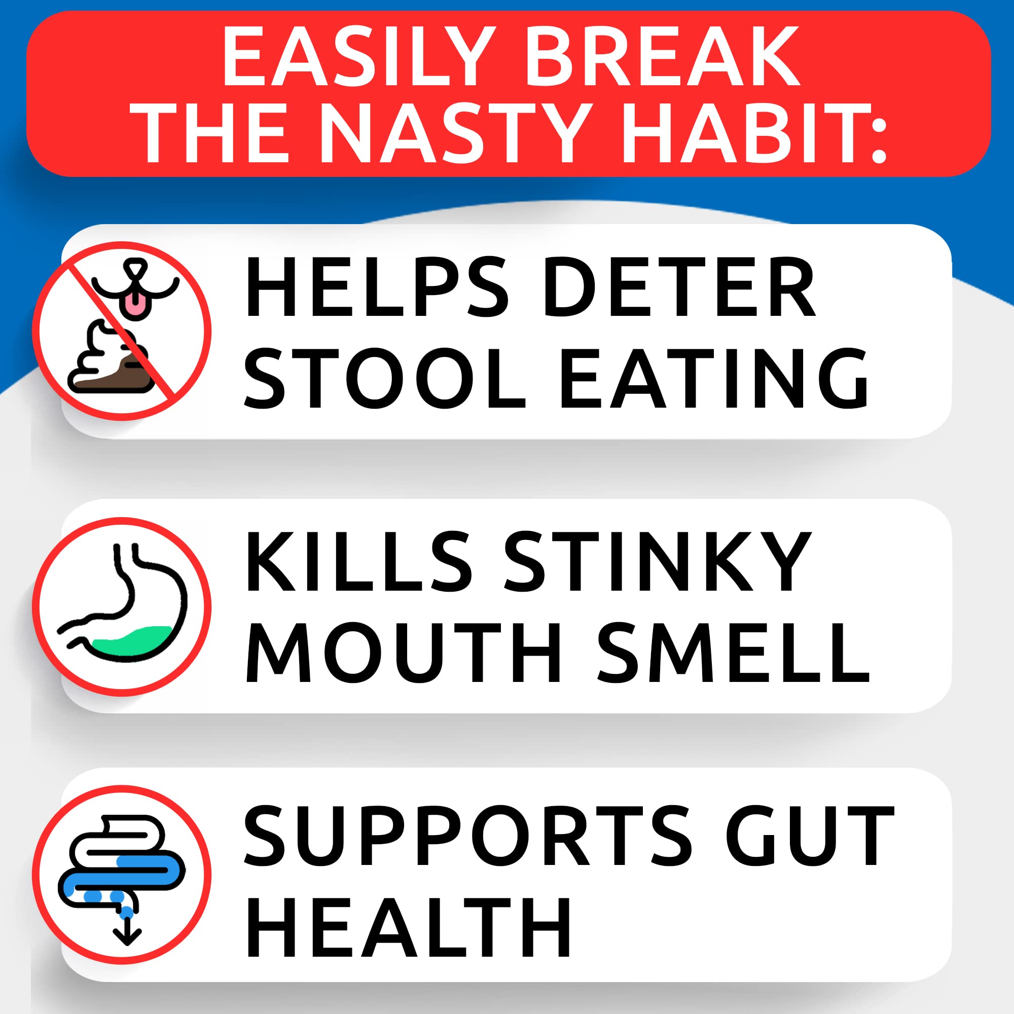BARK&SPARK No Poo Treats ingredients-label highlights probiotics and enzymes for digestive support