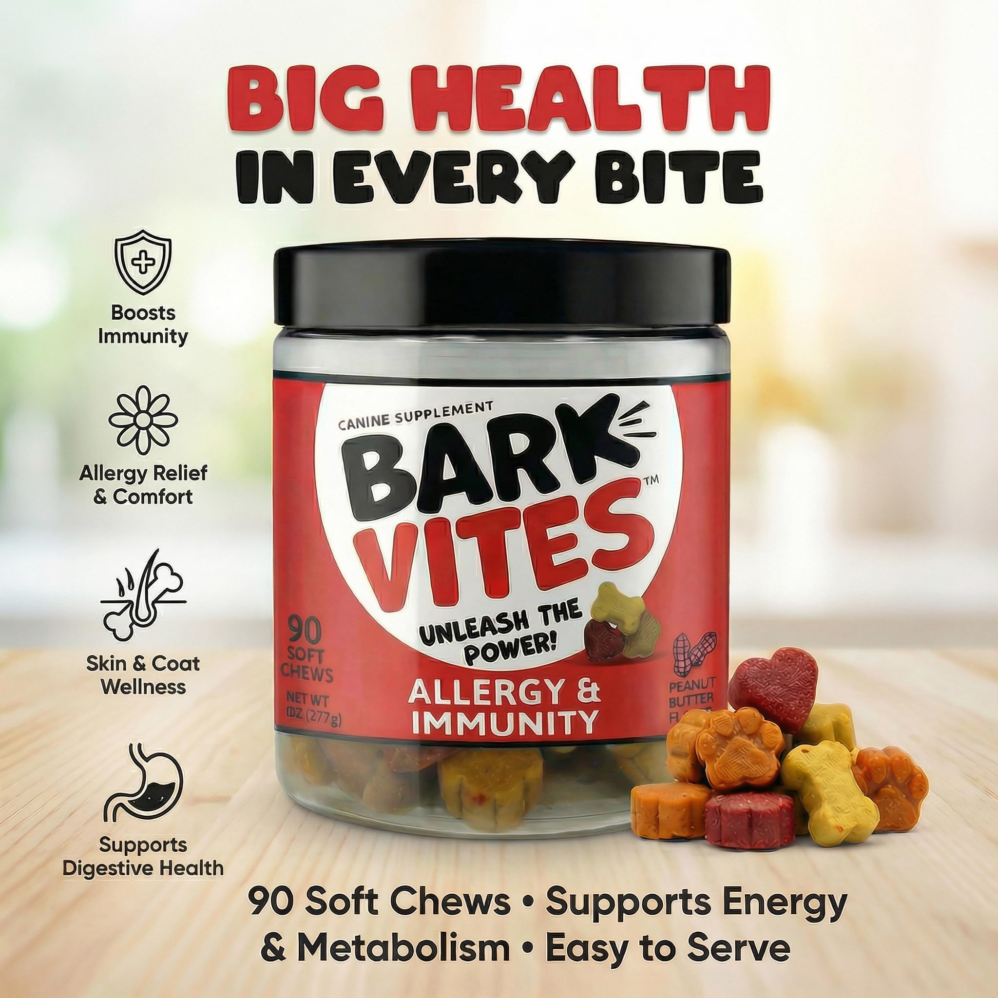 BarkVites Colostrum Turmeric Quercetin blend supports balanced gut function
