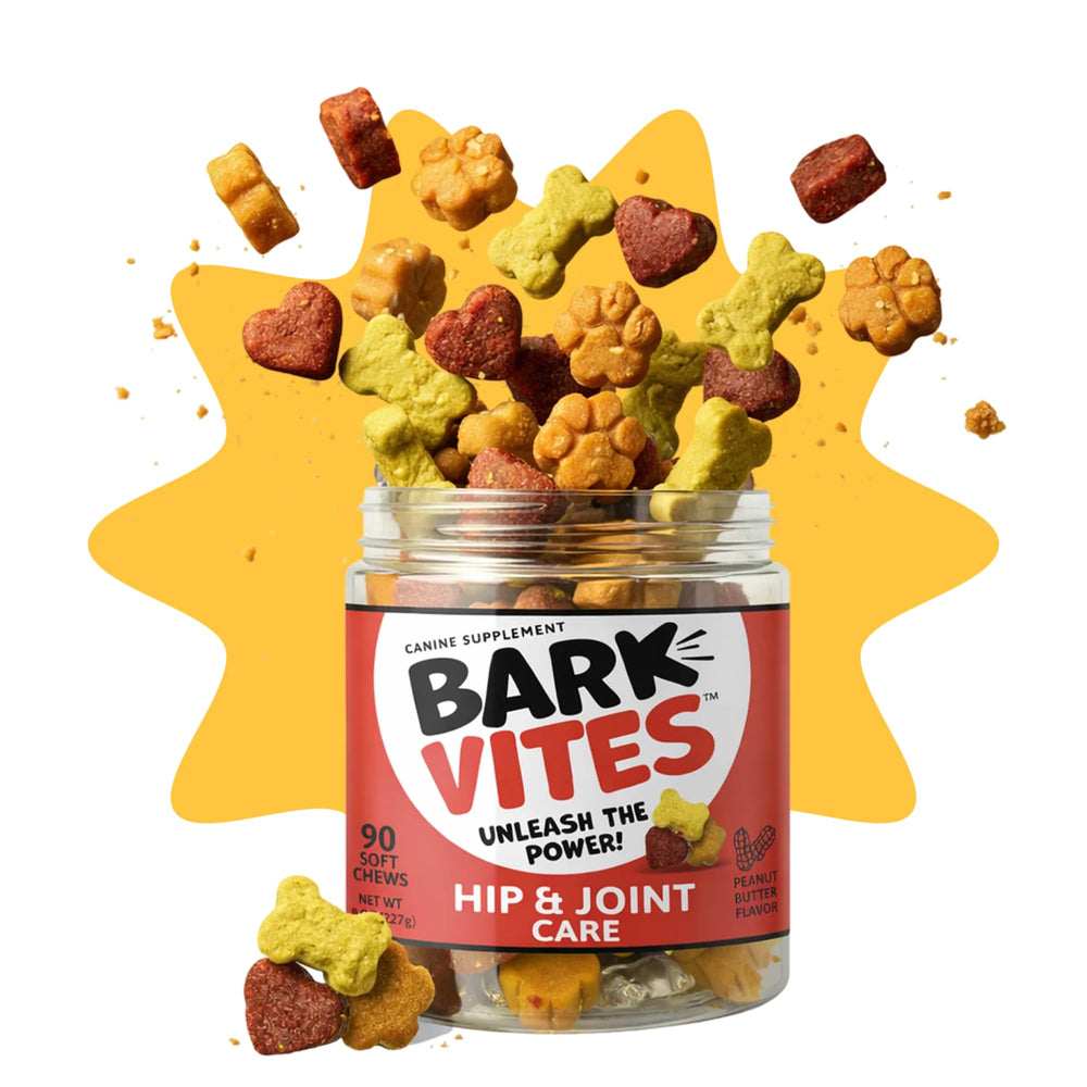 Close-up of BarkVites-soft-chews shows a palatable texture for easy daily joint care.