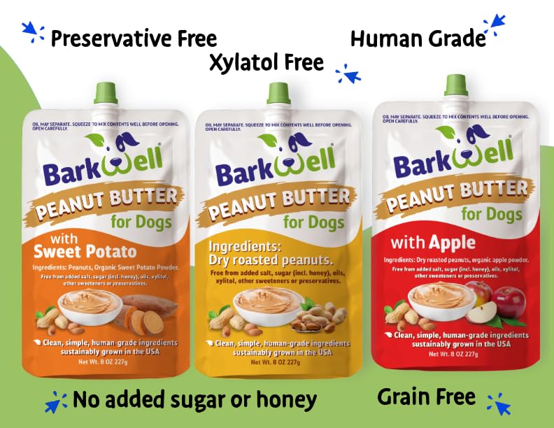 BarkWell Peanut Butter Squeeze filling a dog toy for long-lasting fun.