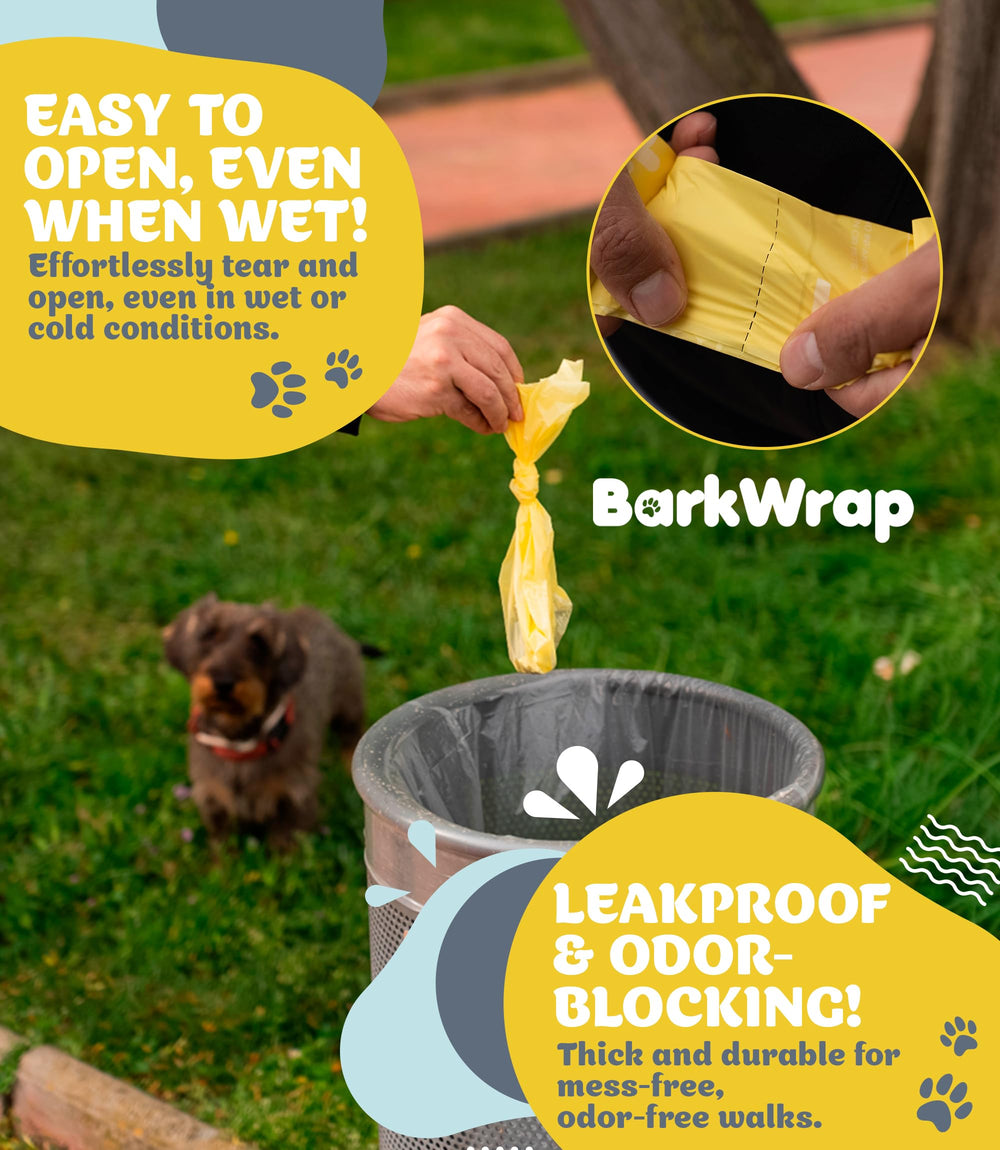 BARKWRAP BAG home compost-certified standard for safer disposal.