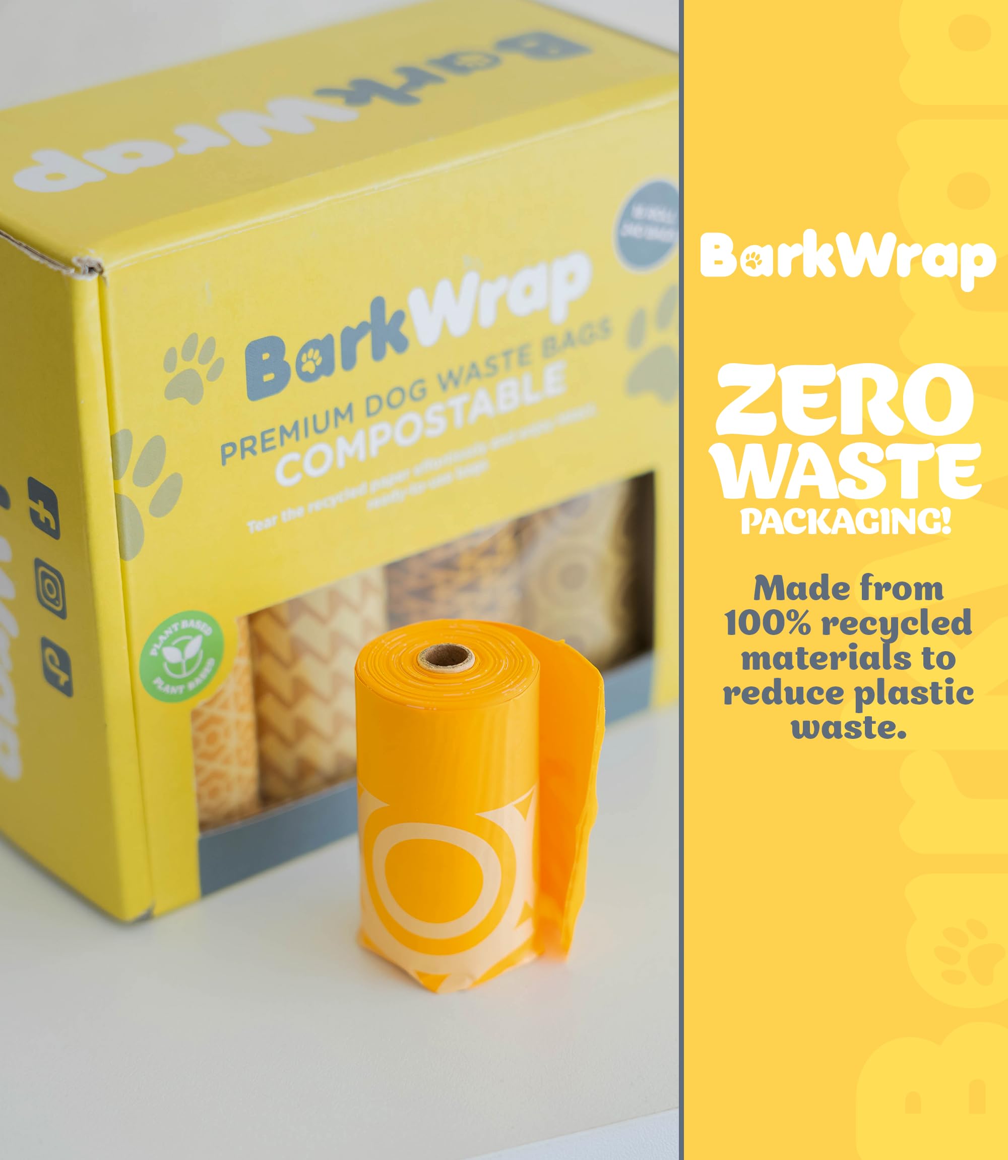 10% of profits donated to animal welfare with every BARKWRAP BAG purchase.