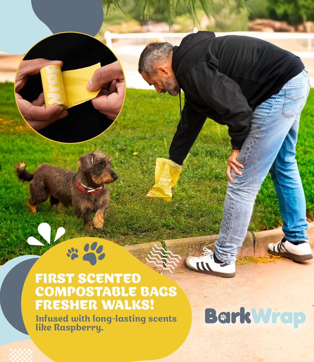 BARKWRAP BAG packaging made from 100% recycled materials.