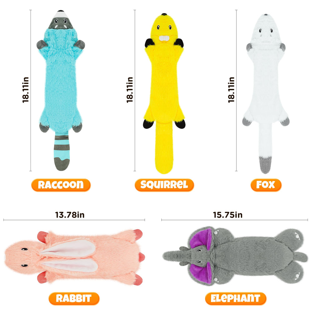 BARRGALIN Indoor Outdoor No Stuffing Squeak Toy versatile for home and yard