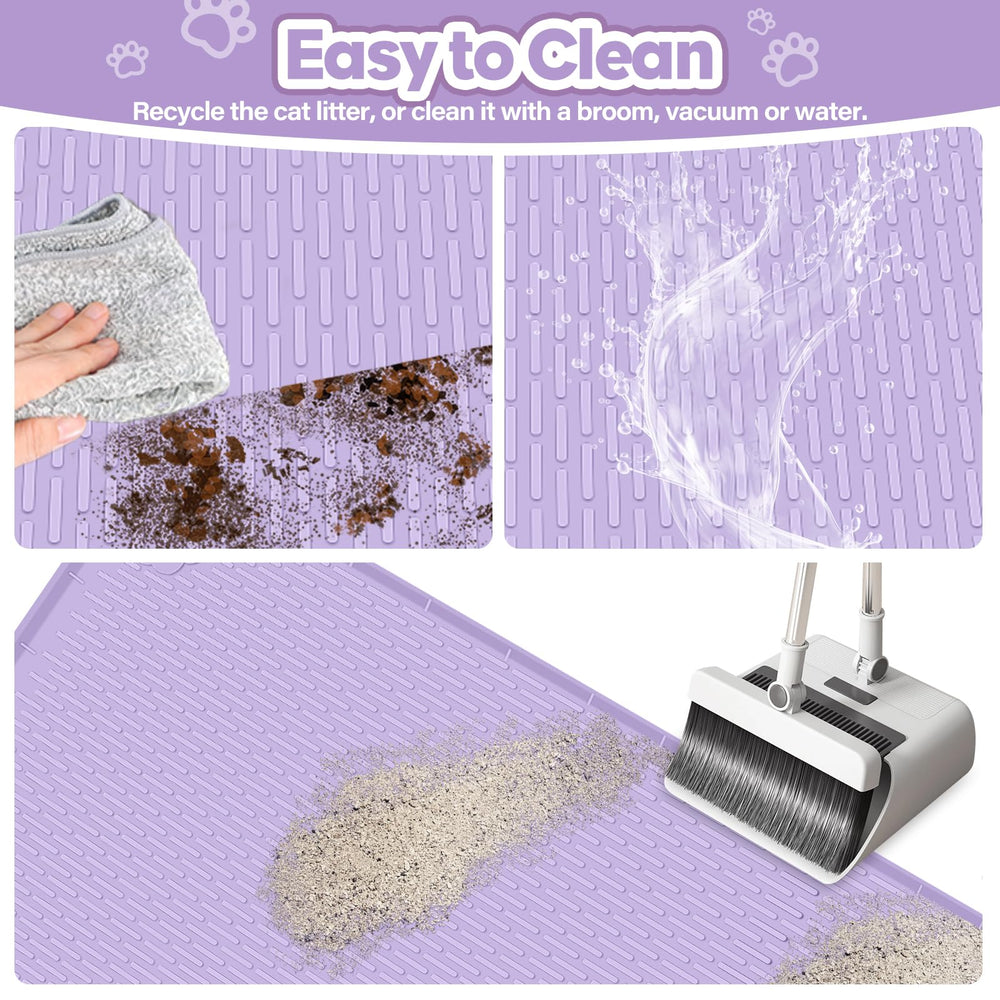 Bartuke multifunction mat doubles as a cat food mat