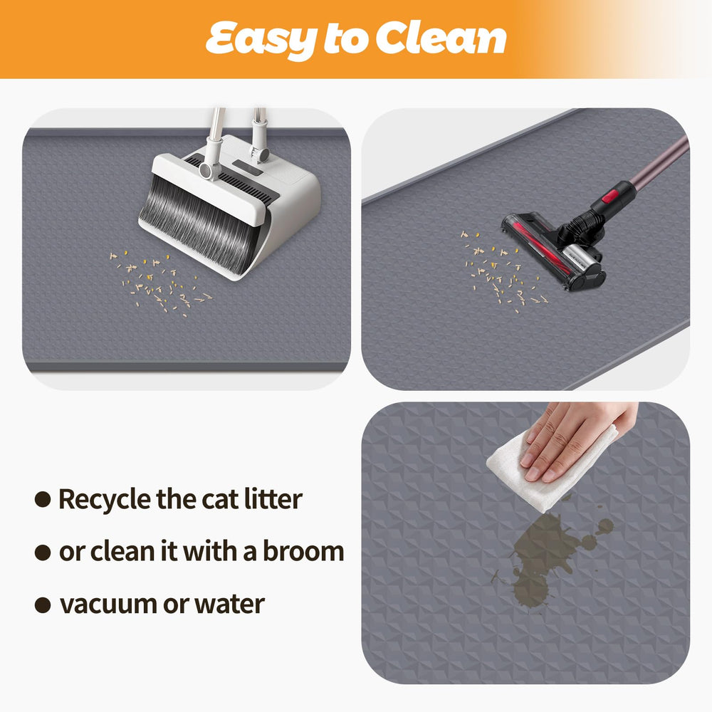 Bartuke waterproof durable silicone mat protects floors from moisture