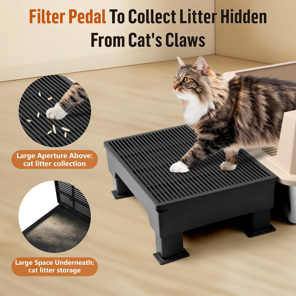 Bartuke filter function reduces litter tracking on floors