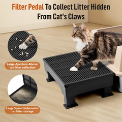 Bartuke filter function reduces litter tracking on floors