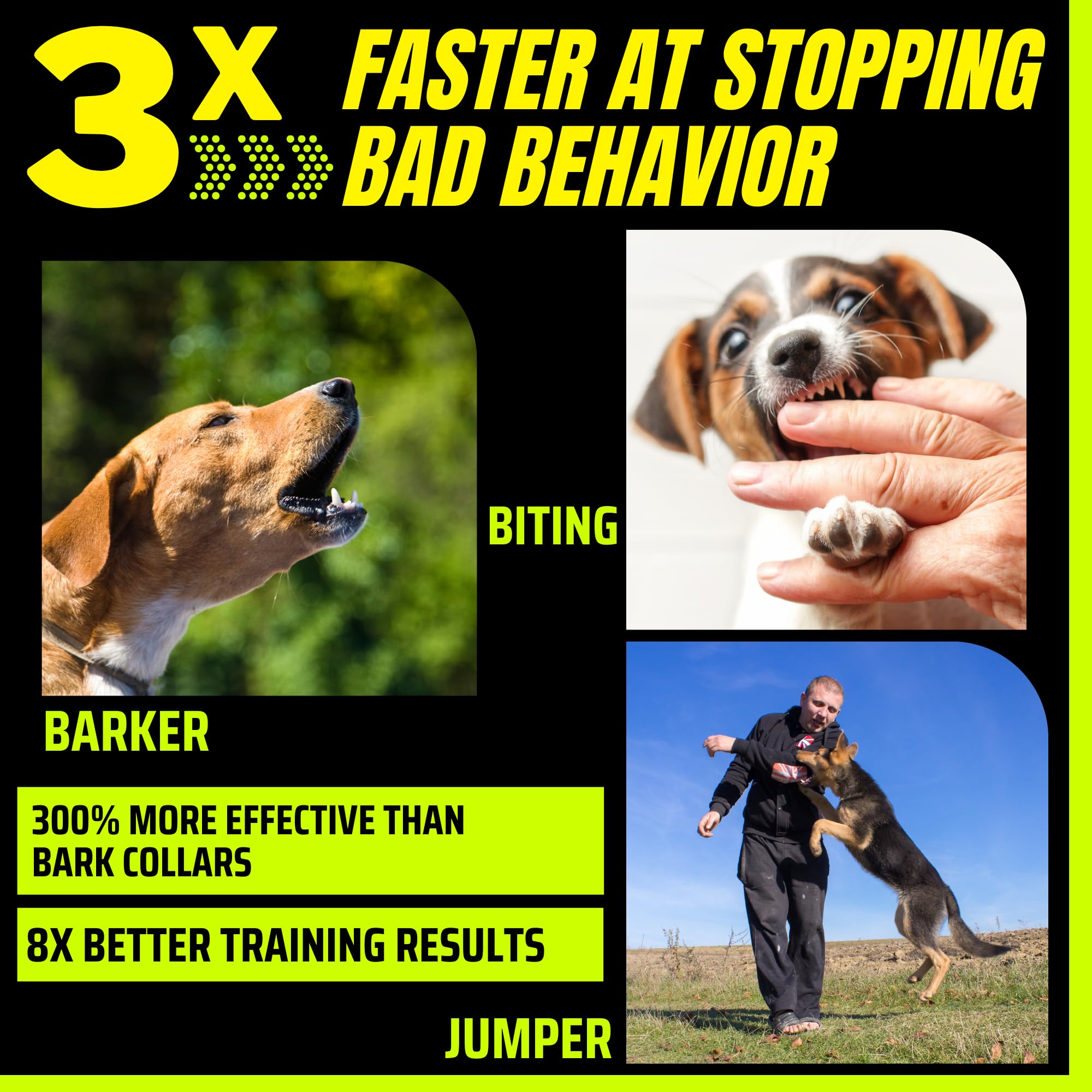 BarxBuddy 2nd Gen rechargeable battery image emphasizing long life for training sessions