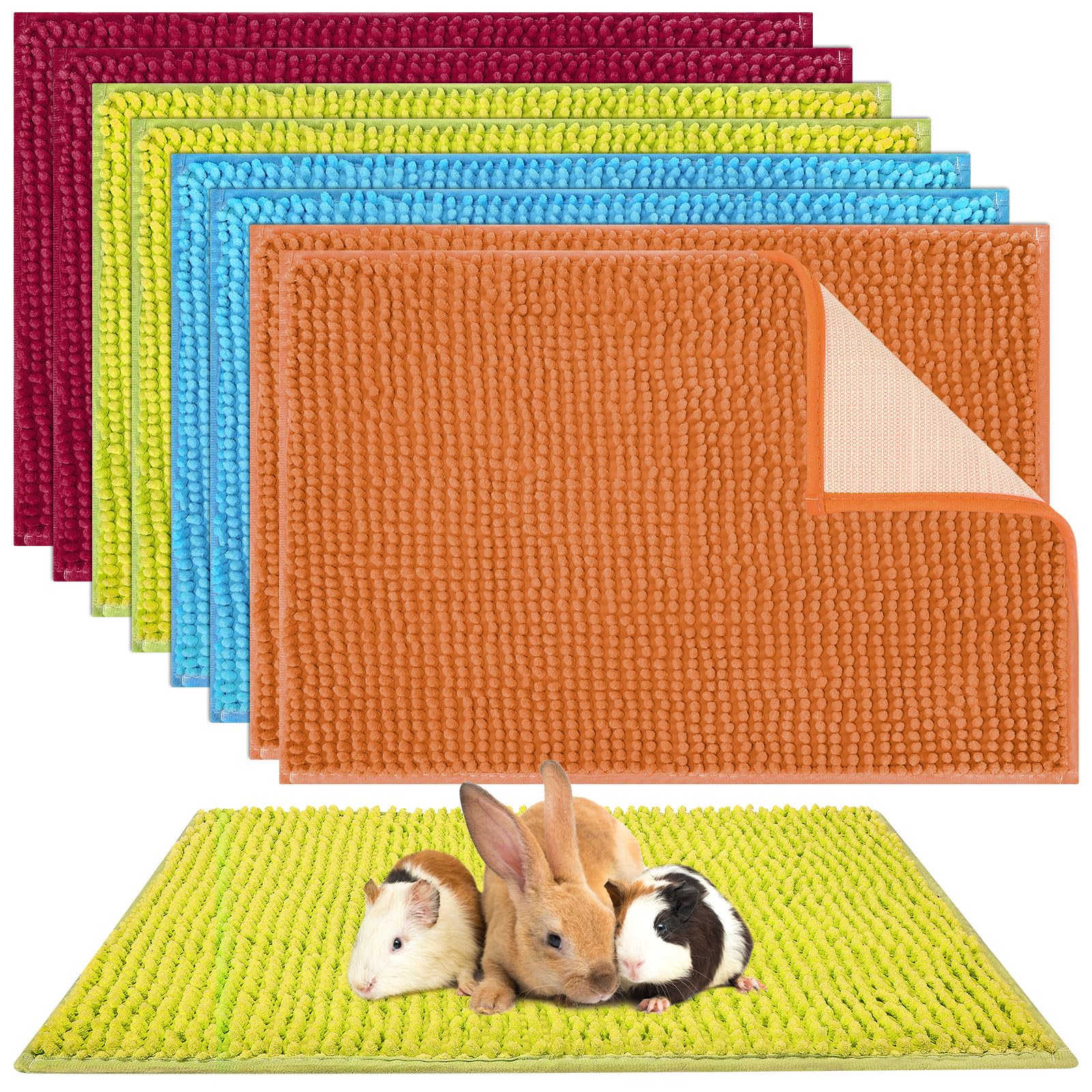 Barydat guinea pig cage liner 8-piece pack offers absorbent, dry habitats for small pets