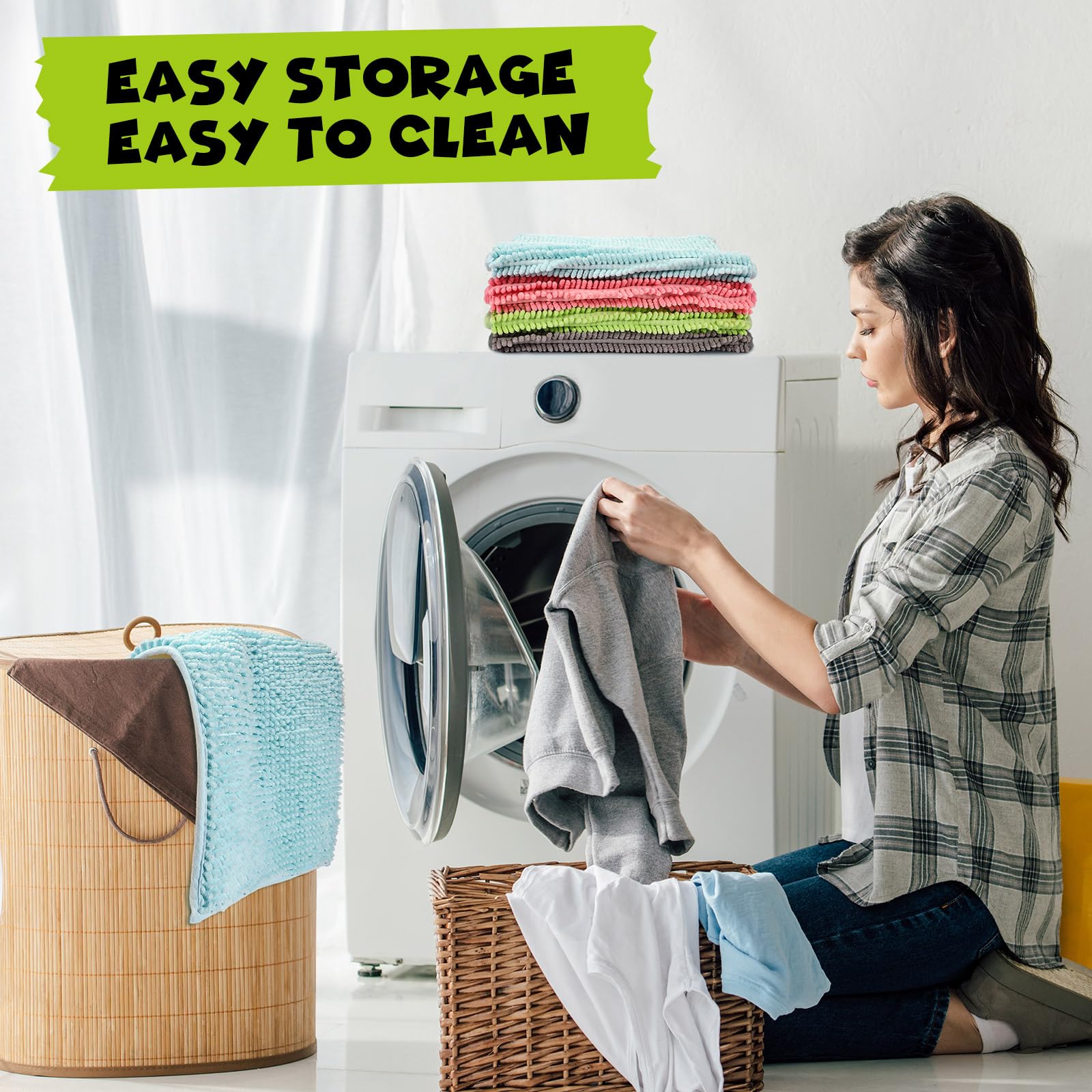 Barydat washable training pad pet mats for easy cleaning