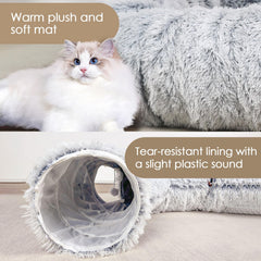 Baseola Cat Tunnel Bed DIY-friendly design with secure buckles