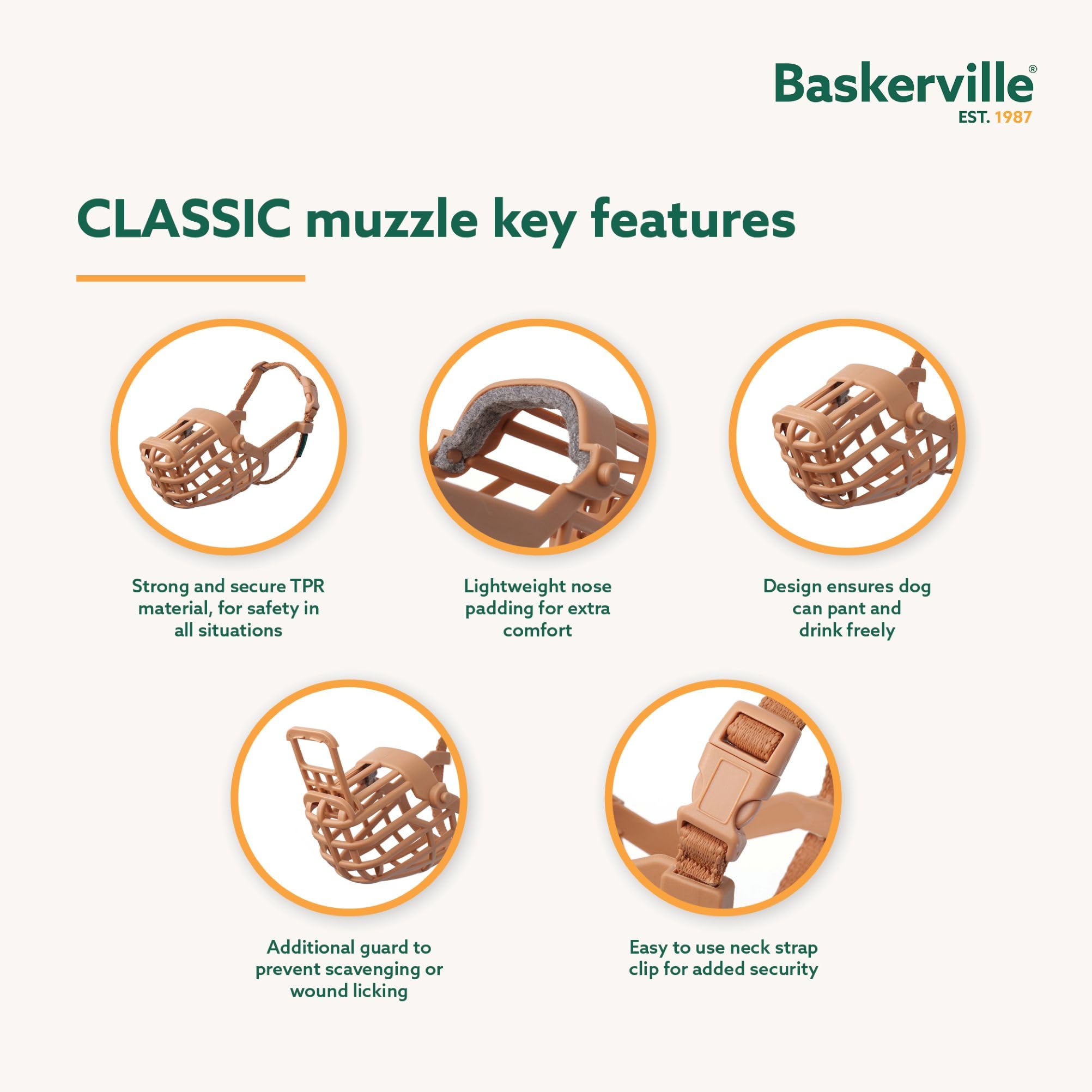 Training with Baskerville muzzle for reactive dogs.