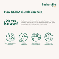 Baskerville Ultra Muzzle heat-shape feature helps fit diverse nose shapes
