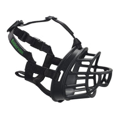 Baskerville Ultra Muzzle patened-design demonstrates safe handling and comfort.