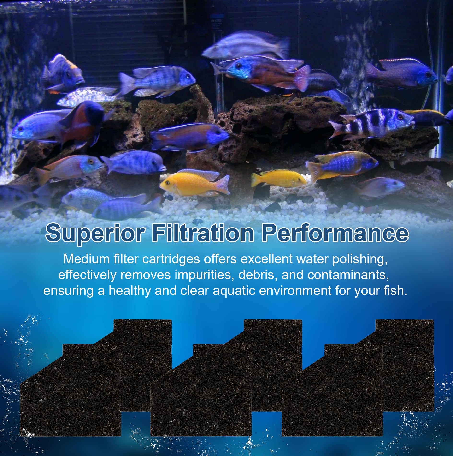 Batator EcoRenew medium cartridge suits freshwater and saltwater setups.