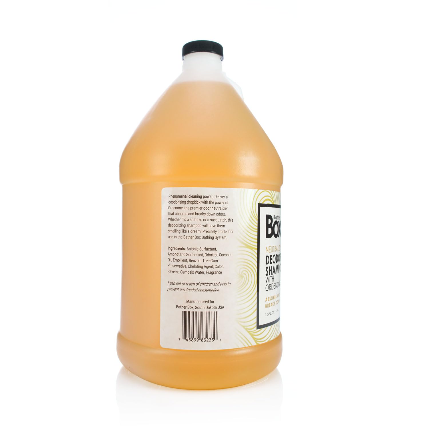 BatherBox deodorizing shampoo lather demonstrates deep cleaning and odor neutralization for pets